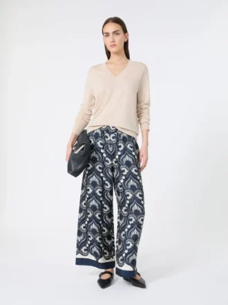 Wool and cashmere sweater, beige