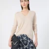 Wool and cashmere sweater, beige