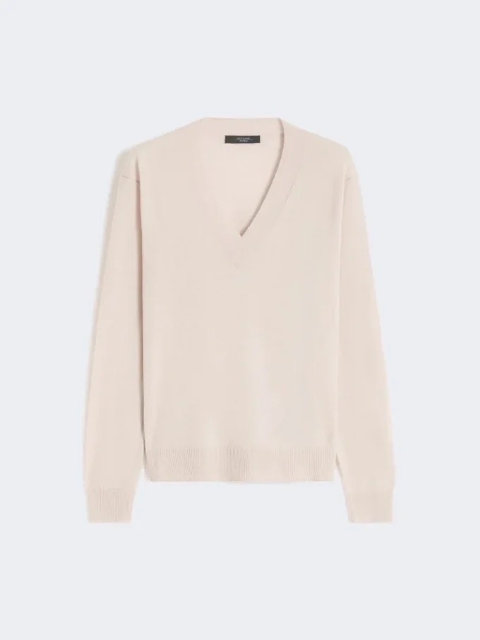 Wool and cashmere sweater, beige