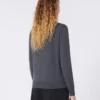 Wool and cashmere sweater, dark grey