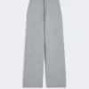 Wool and cashmere trousers, medium grey