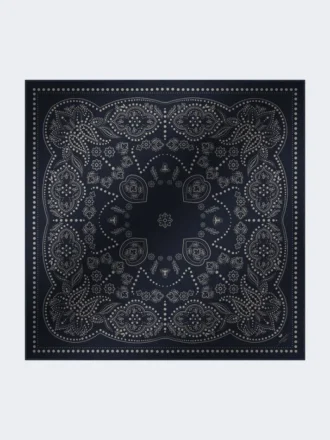 Wool and silk stole, midnightblue Wool and silk stole, midnightblue