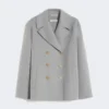 Wool broadcloth jacket, avio Wool broadcloth jacket, avio