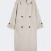Wool coat, beige