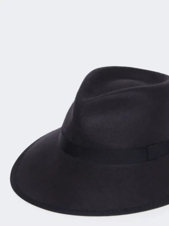 Wool felt hat, midnightblue Wool felt hat, midnightblue