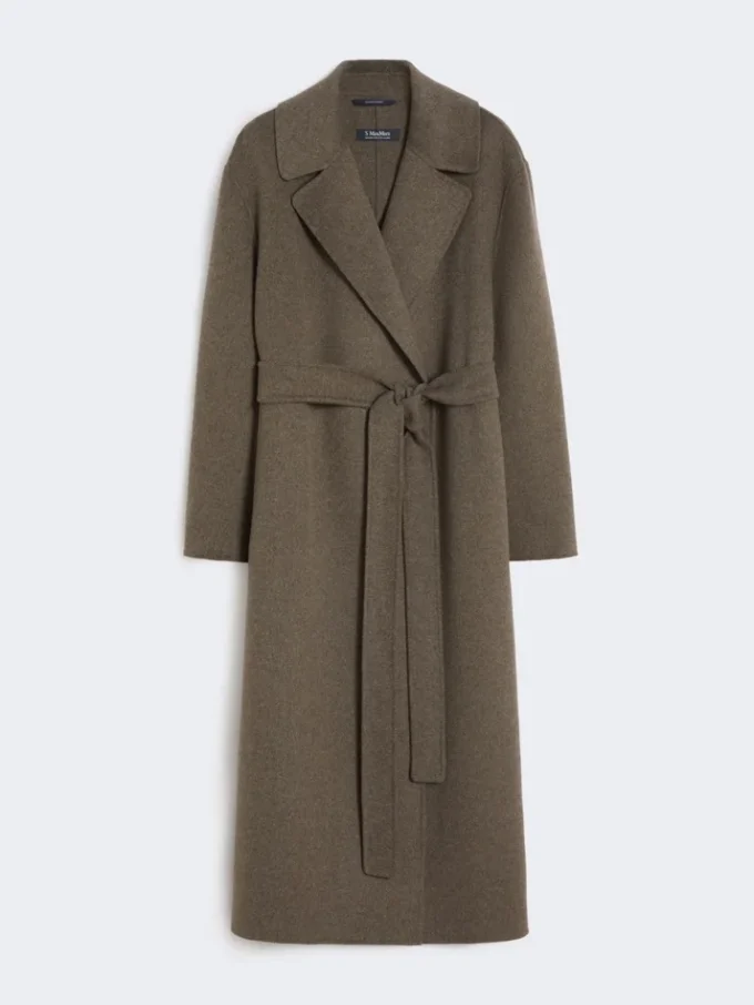 Wool robe coat, mud Wool robe coat, mud
