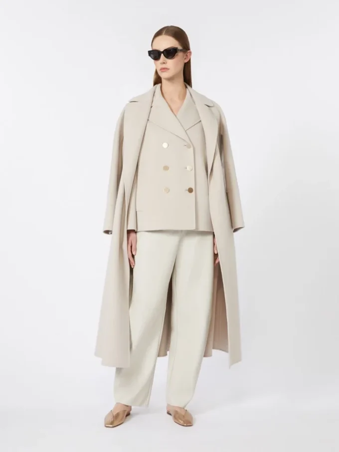Wool robe coat, sand Wool robe coat, sand